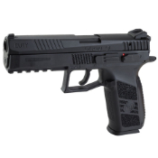 Explore the KJ Works CZ P-09 GBB Airsoft Pistol at ReplicaAirguns.ca. Durable metal & polymer construction, 25-round capacity, and realistic 376 FPS. Buy CO2, Green Gas, and magazines.